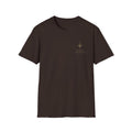 Minimalist Tiny Cross T‑Shirt – Subtle Faith Graphic Tee